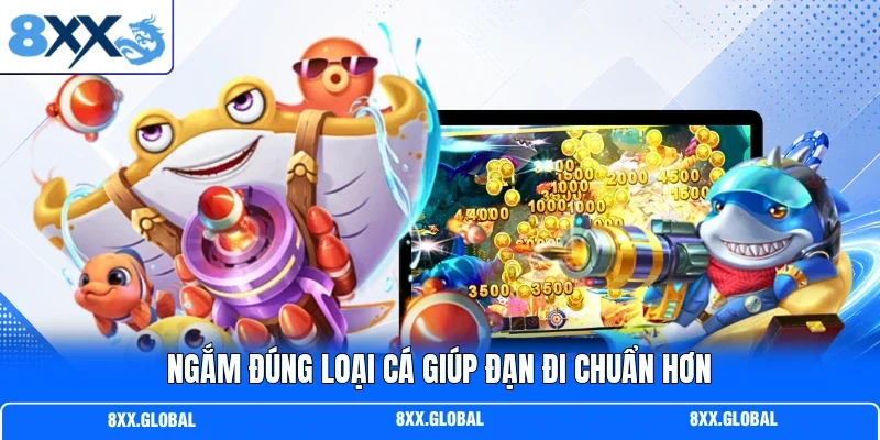 Ngắm đúng loại cá giúp đạn đi chuẩn hơn