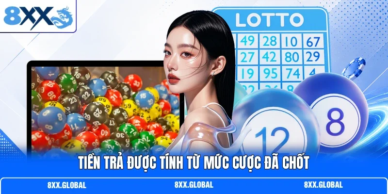 Tiền trả được tính từ mức cược đã chốt
